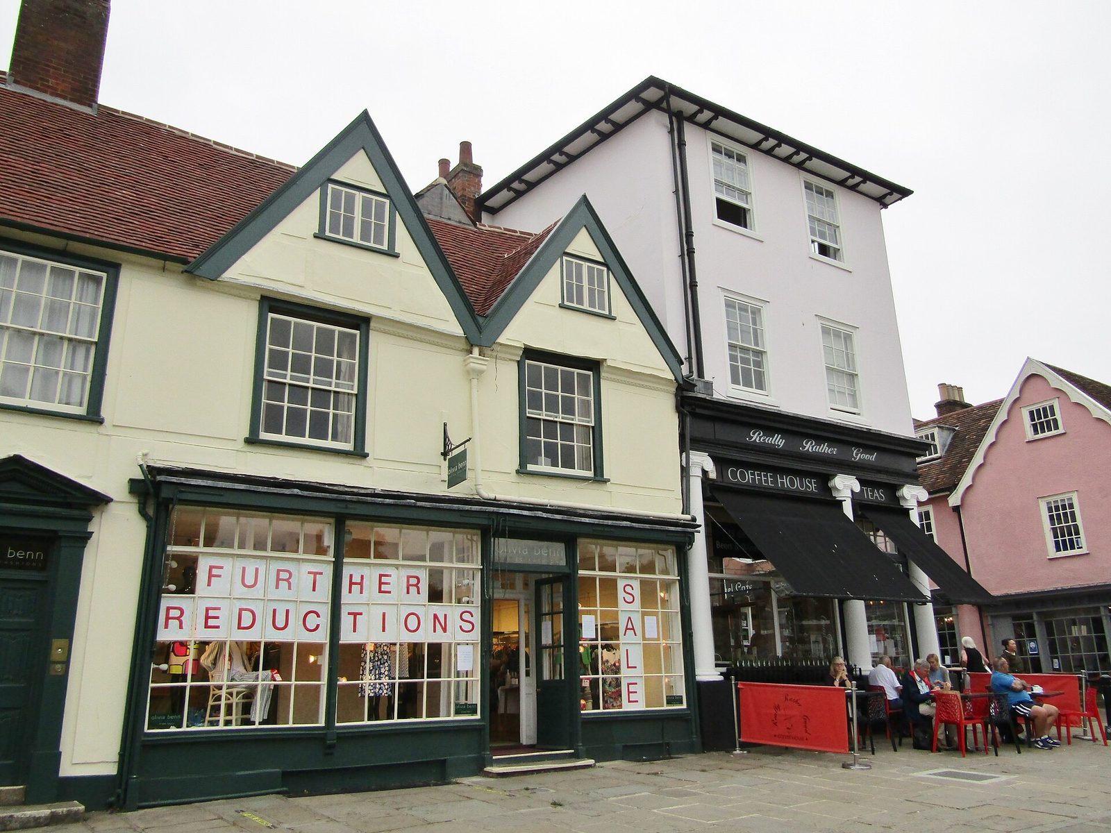Period buildings on Angel Hill, Bury St Edmunds