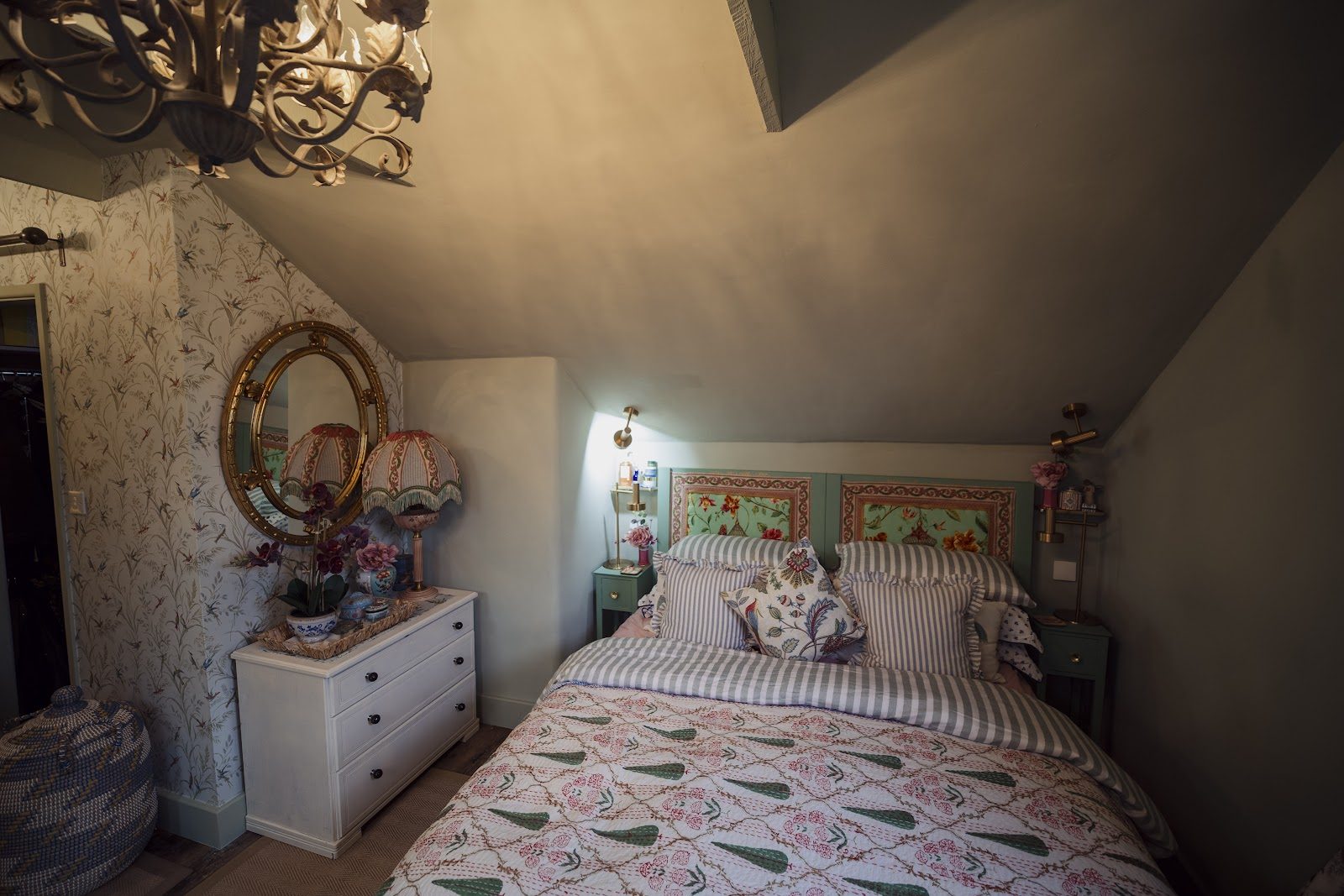 Restored period bedroom, Mid Suffolk